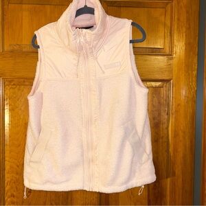 Under Armour Women’s Lt Pink Zip pockets Vest Size Lg-VGUC